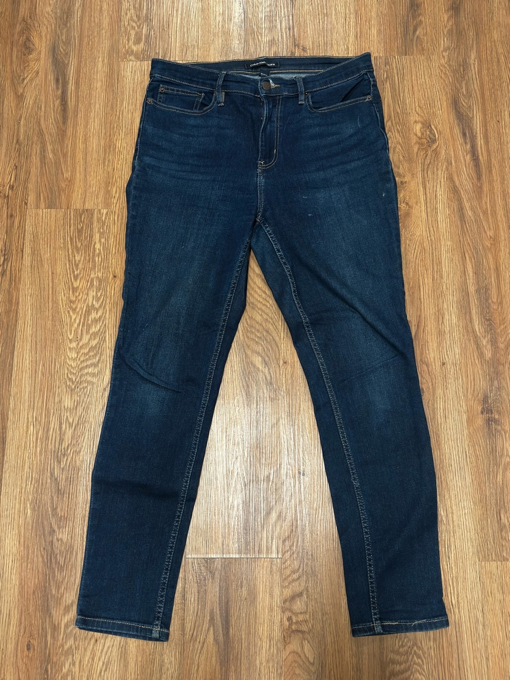 Calvin Klein Jeans Dark Indigo Skinny Crop
